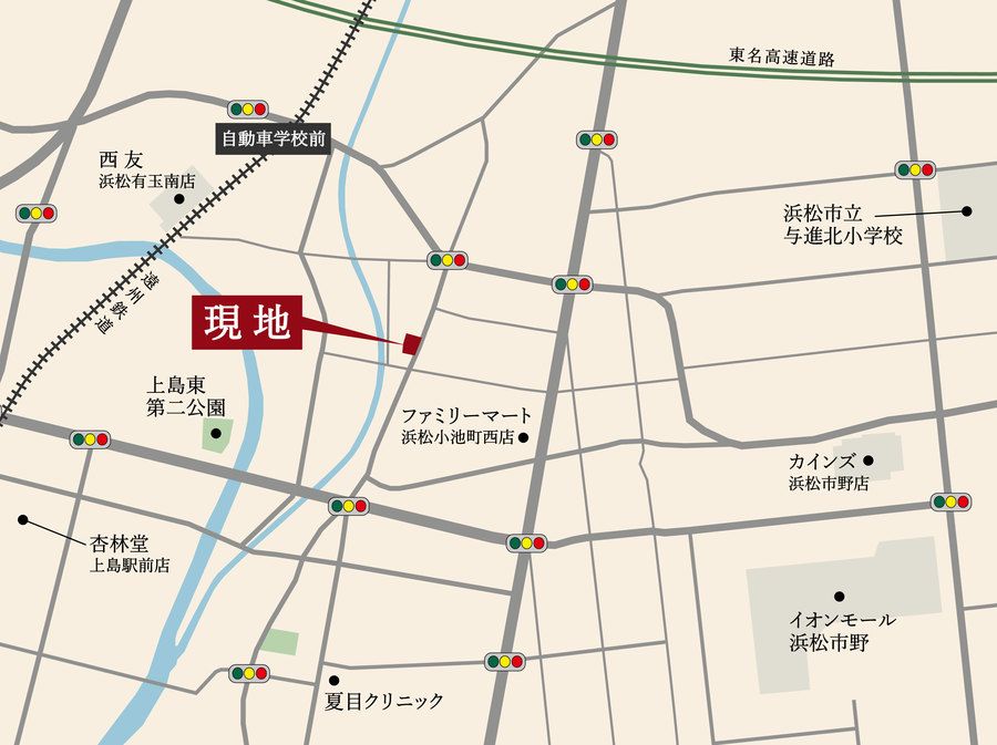 浜松市中央区小池町 分譲宅地（建築条件付き）