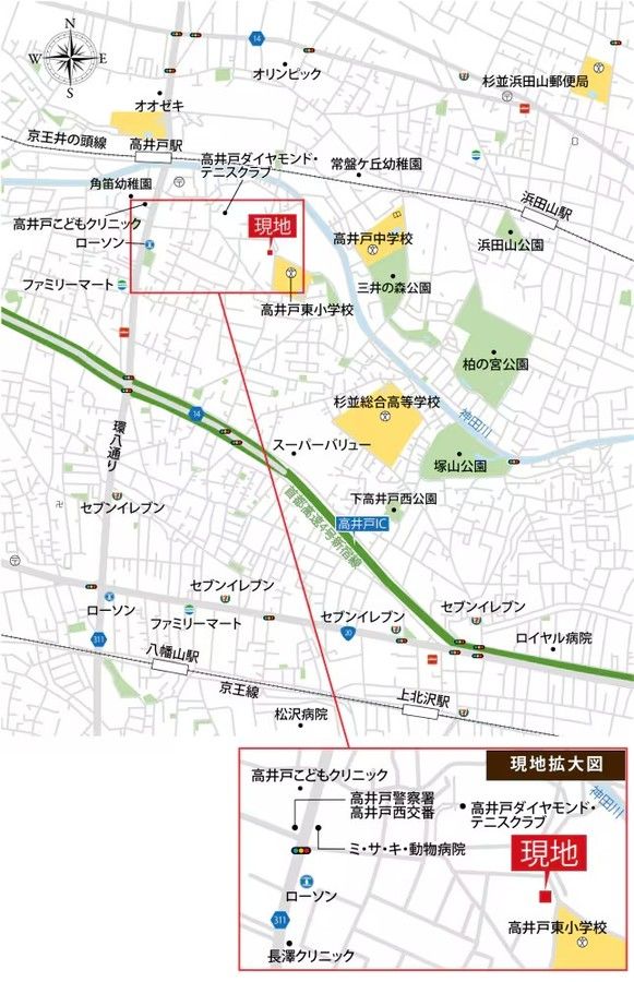 コモンステージ高井戸東（宅地）