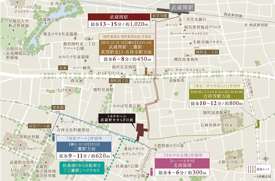 トヨタホーム武蔵野 せせらぎの路