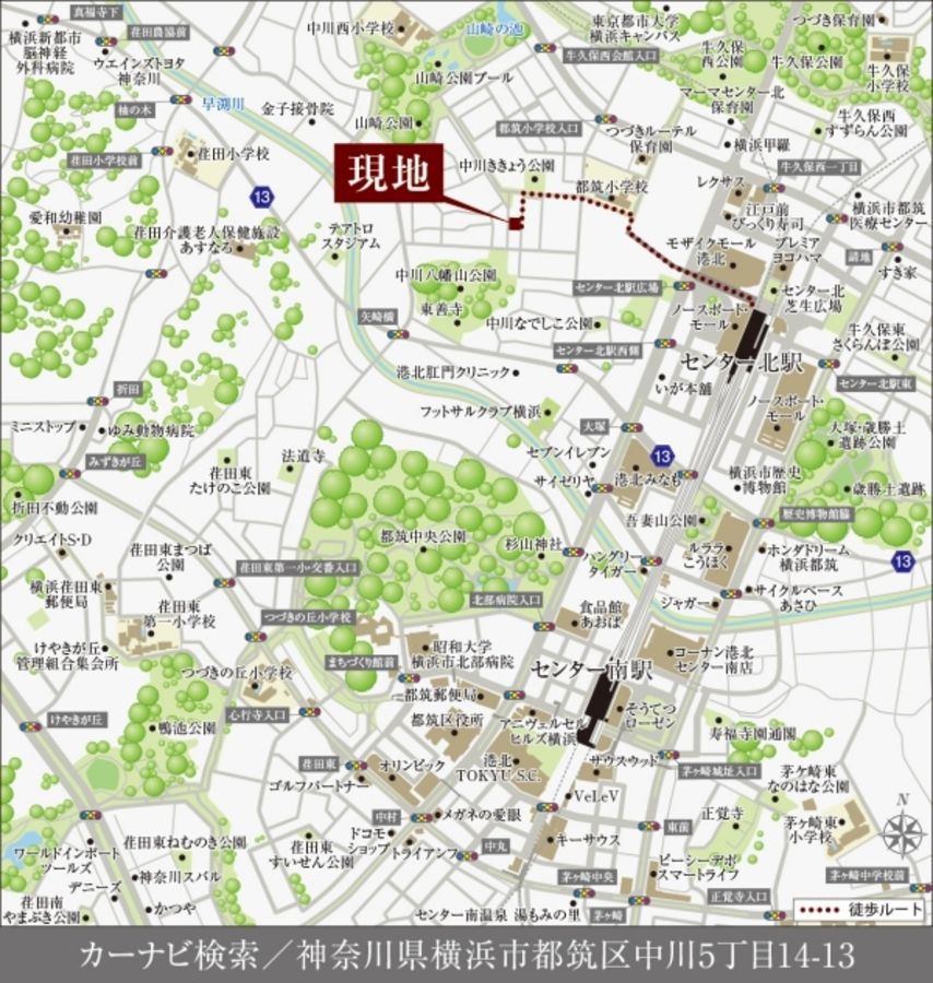 セキュレア横濱センター北X中川5丁目　(分譲住宅)