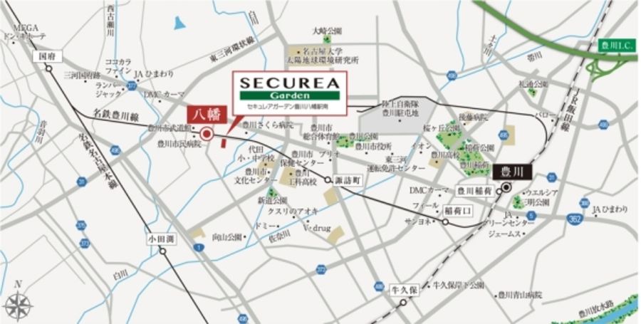 セキュレアガーデン豊川八幡駅南　(建築条件付宅地分譲)