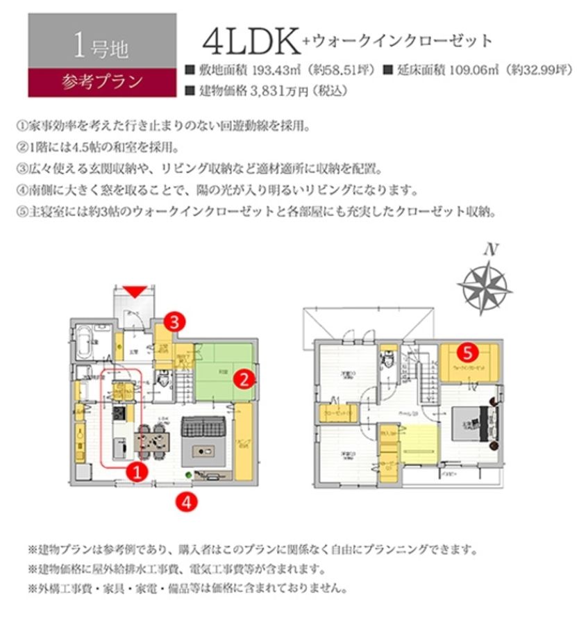 セキュレア小牧応時三丁目(建築条件付宅地分譲)
