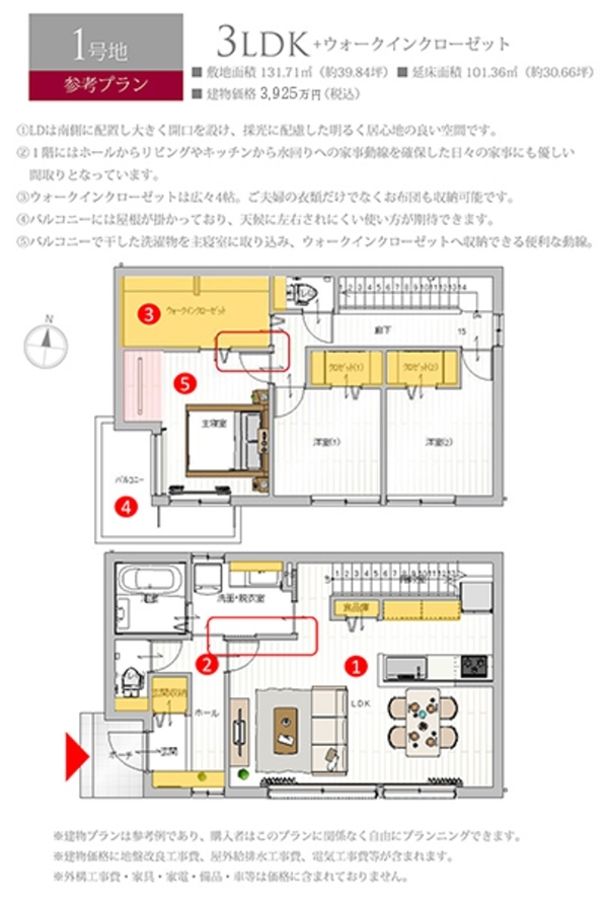 セキュレア小牧市小牧1丁目 (建築条件付宅地分譲)
