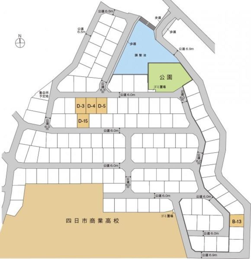 見晴らしの街　四日市市尾平町