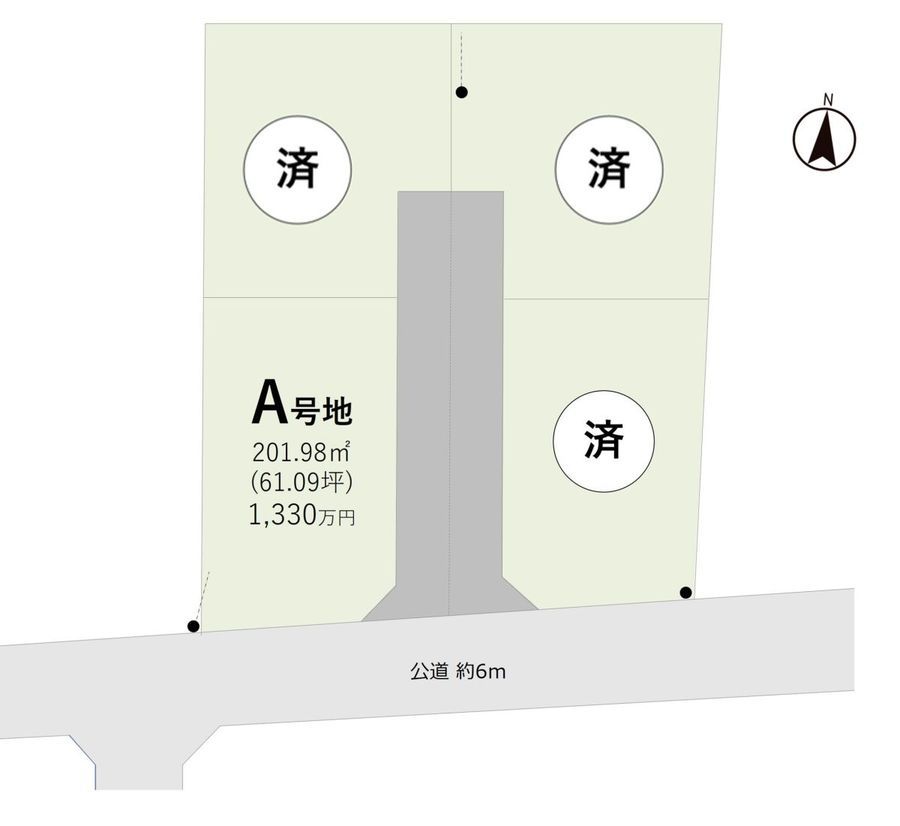 パークナードテラス岐阜市東島（建築条件付）