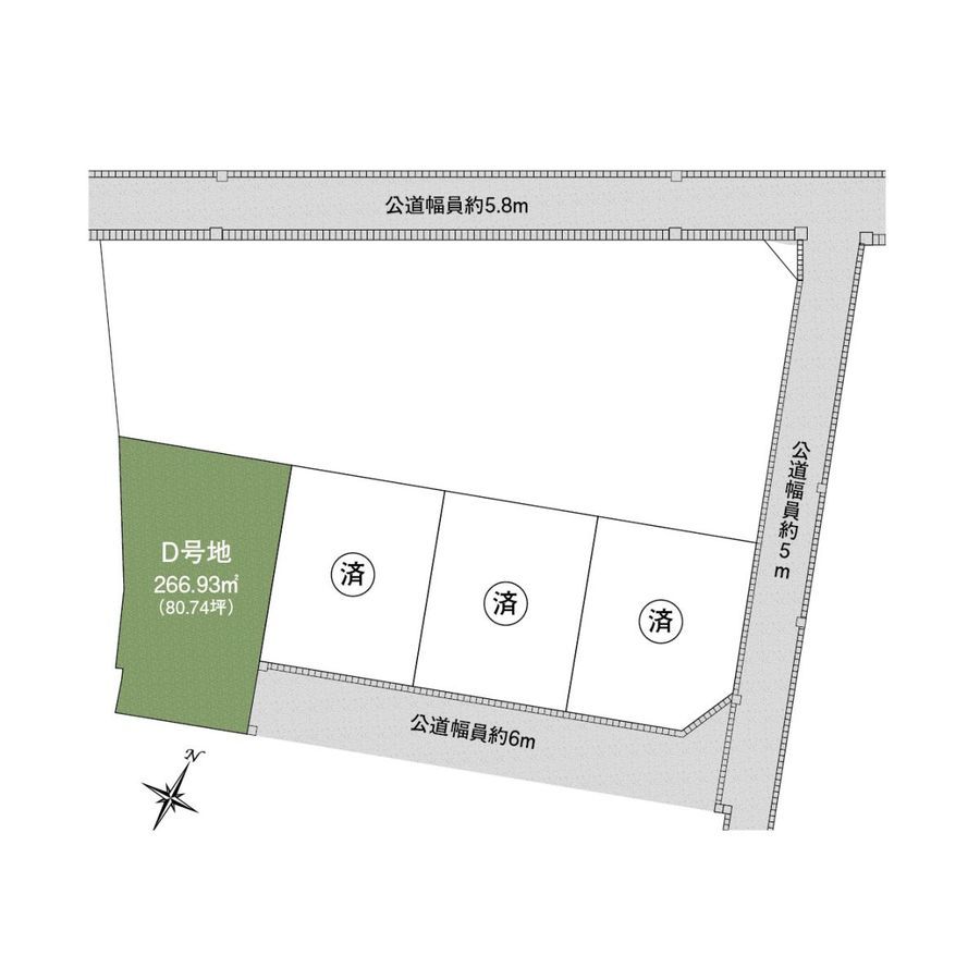 パークナードテラス可児市今渡Ⅲ（建築条件付）