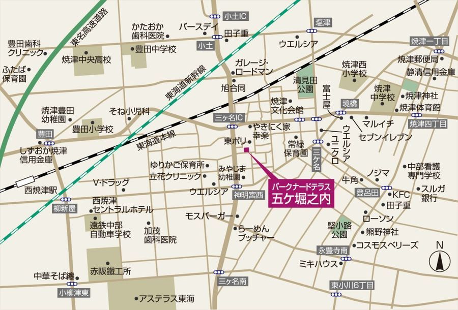パークナードテラス五ケ堀之内