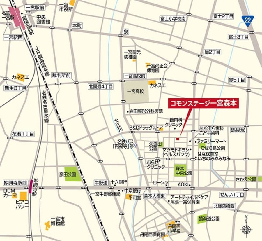 コモンステージ一宮森本