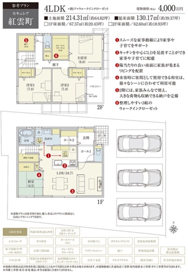 セキュレア紅雲町　(建築条件付宅地分譲)