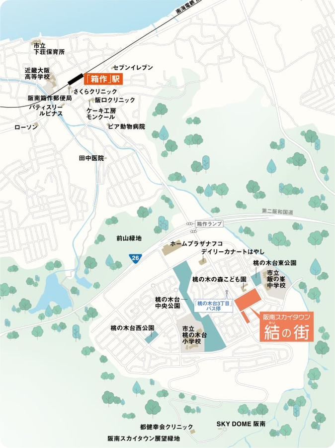 阪南スカイタウン結の街　宅地