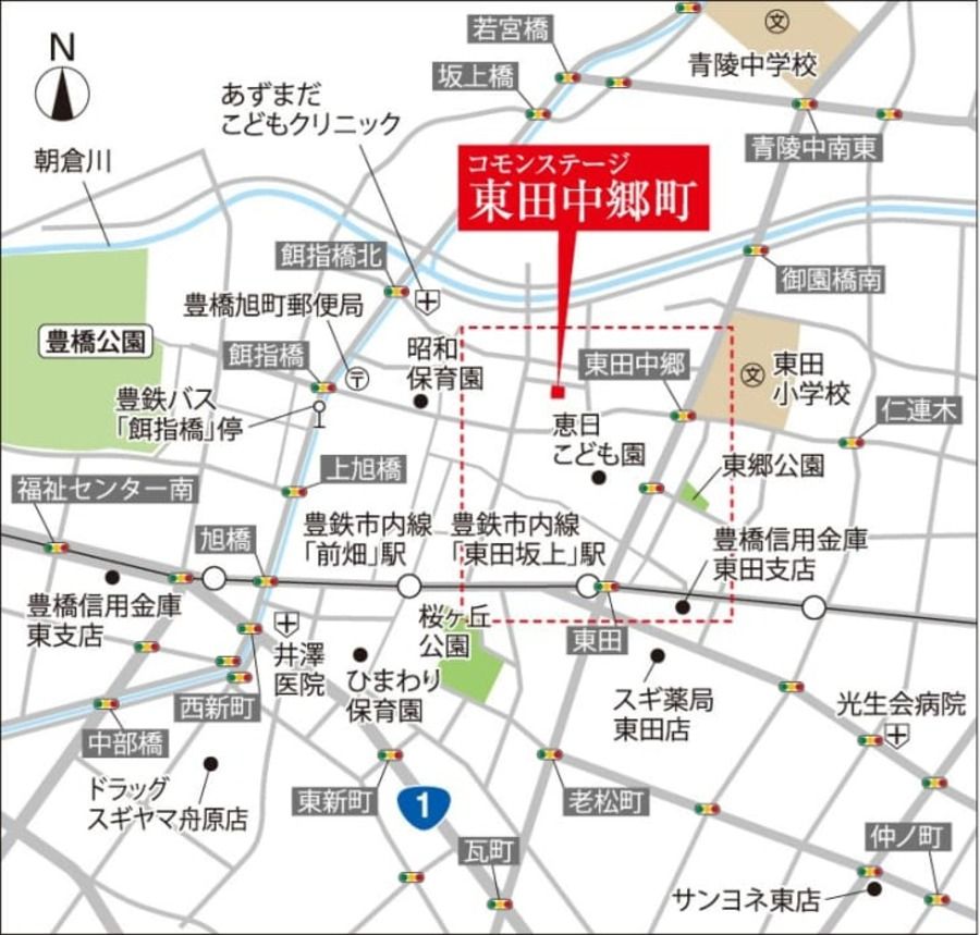 コモンステージ東田中郷町