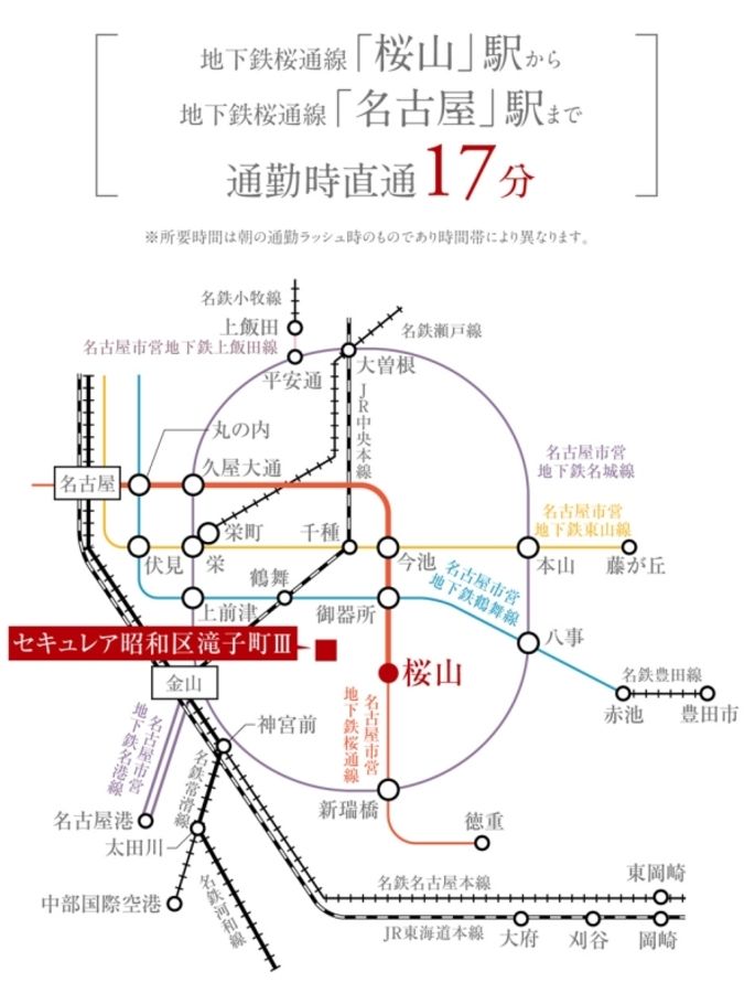 セキュレア昭和区滝子町III(分譲住宅)