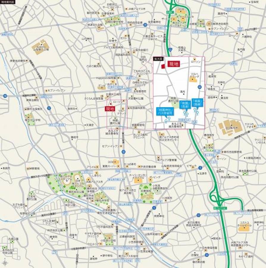 南アルプス市桃園II
