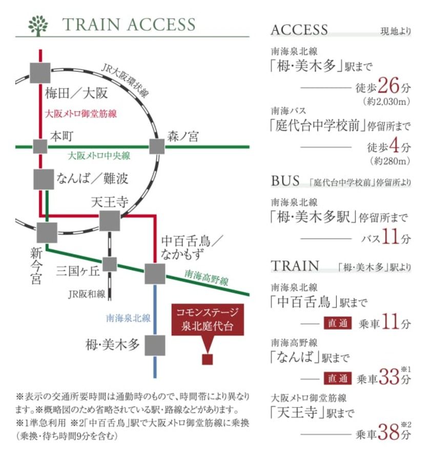 コモンステージ泉北庭代台