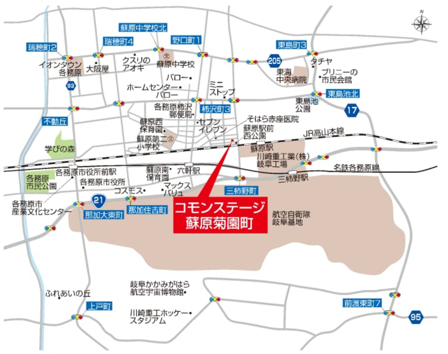 コモンステージ蘇原菊園町