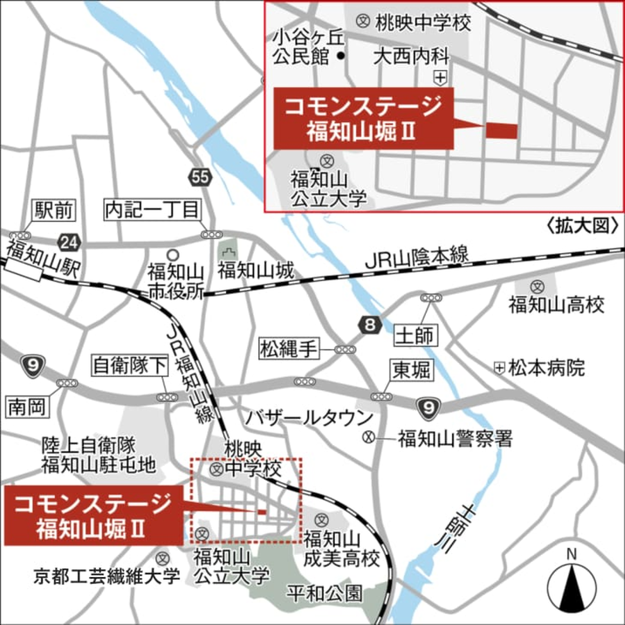 コモンステージ福知山堀Ⅱ