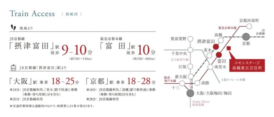 コモンステージ高槻東五百住町
