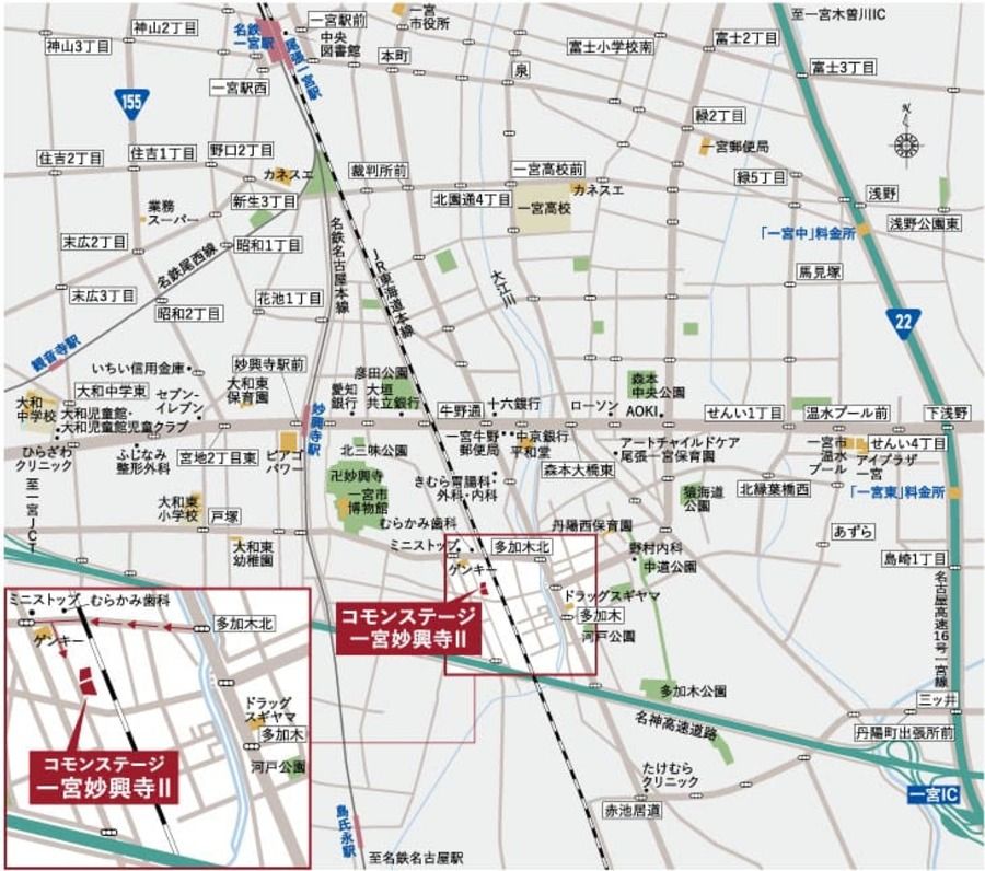 コモンステージ一宮妙興寺Ⅱ（分譲住宅）