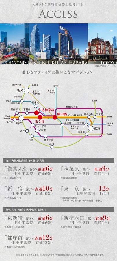 セキュレア新宿市谷砂土原町3丁目　(建築条件付宅地分譲)