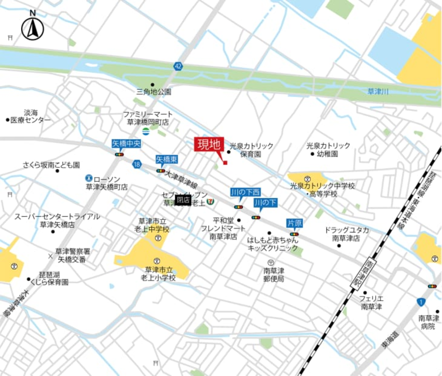 コモンステージ草津市野路町