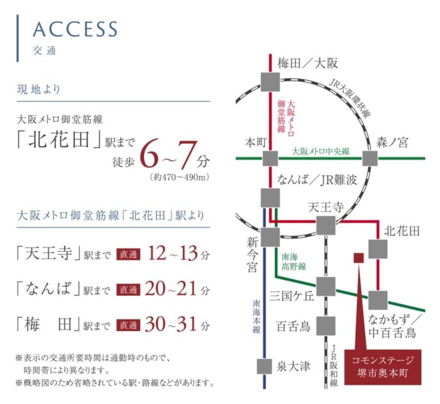 コモンステージ堺市奥本町