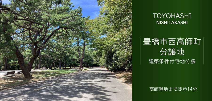 豊橋市西高師町分譲地