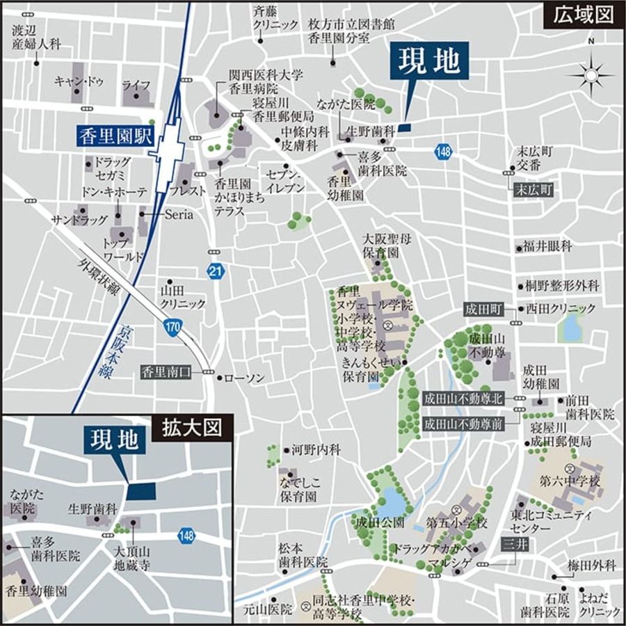 コモンステージ寝屋川市東香里園町