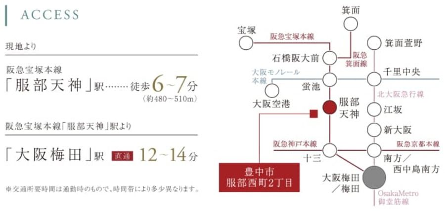 豊中市服部西町2丁目