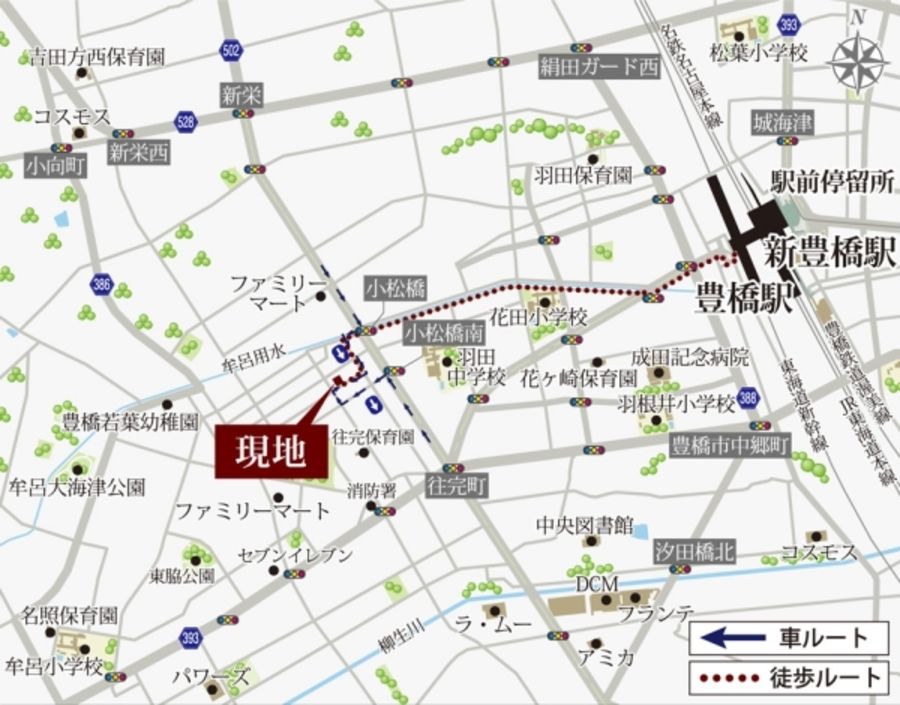 セキュレア豊橋花田小松II (建築条件付宅地分譲)