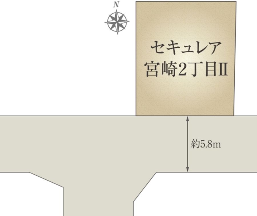 セキュレア宮崎2丁目II　(建築条件付宅地分譲)