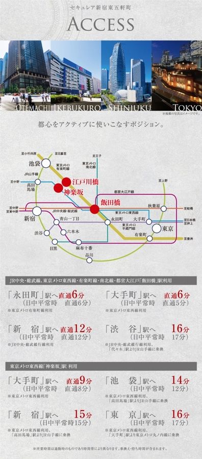セキュレア新宿東五軒町　(分譲住宅)